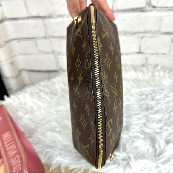 Louis Vuitton Demi Ronde Crossbody Pouch bag with chain, scarf and dust bag - Picture 9 of 16